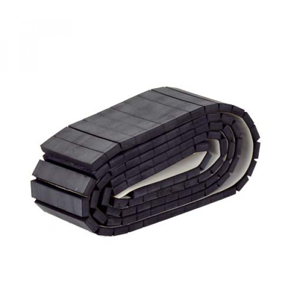 Selbstklebende Neopren-Abstandsgummis 50 × 10 × 5 mm auf Rolle (100 St.)