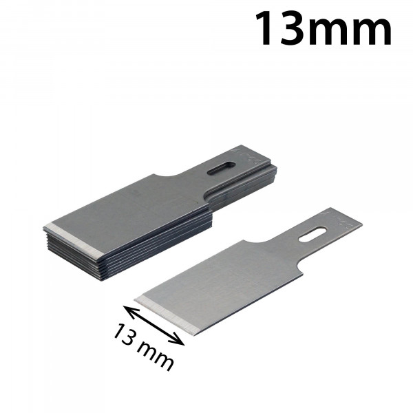 Beitelklingen 13 mm (10 St.) für Falzschaber