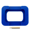 Silikon-Gießform 62 × 40 mm, blau