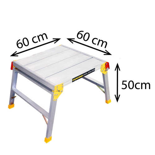 Aluminium Klapptritt 60 × 60 cm