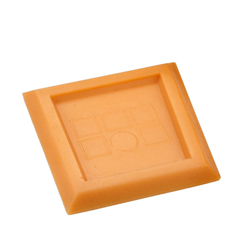 Abziehplatte 8 x 9 cm, beige