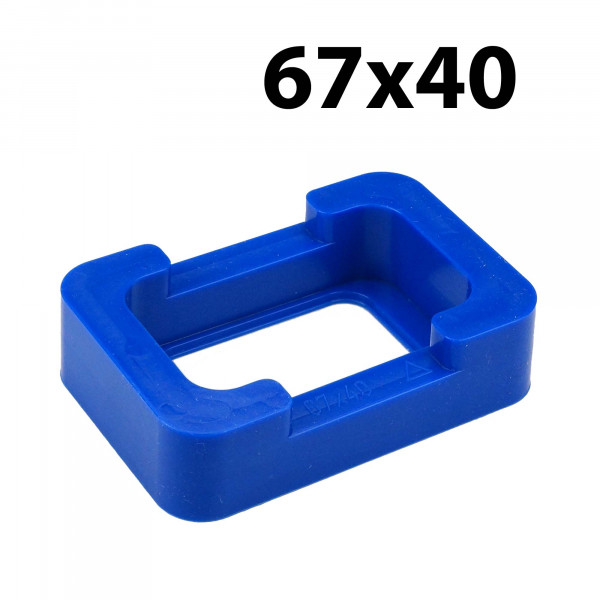 Silikon-Gießform 67 × 40 mm, blau