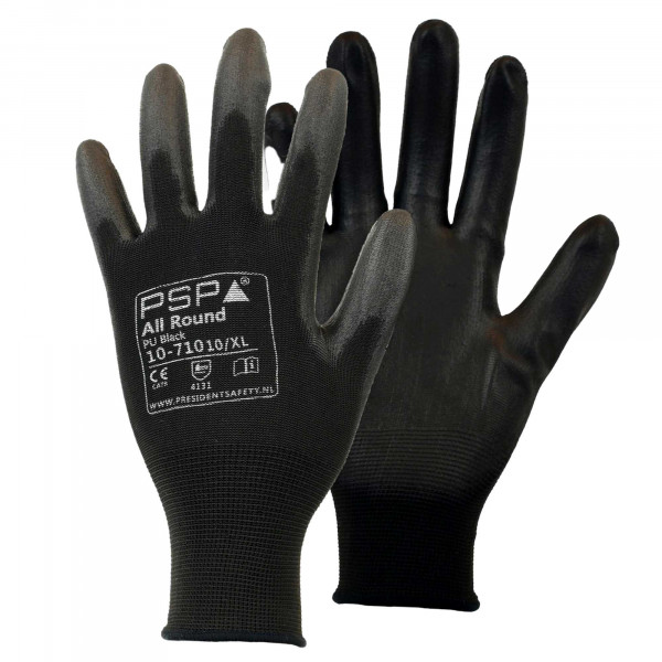 PSP 10-710 Allround PU Black Schutzhandschuh Größe 10 / XL