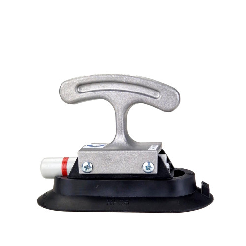 Pumpsaugheber mit Aluminiumgriff, oval 150 × 75 mm