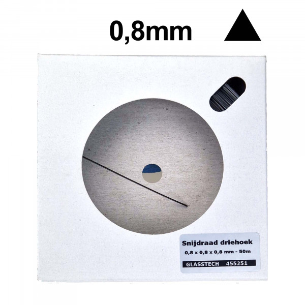 Dreieckiger Schneiddraht 0,8 mm – 50 m