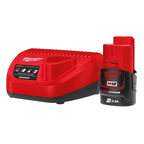 Milwaukee M12 Akku und Ladegerät komplett