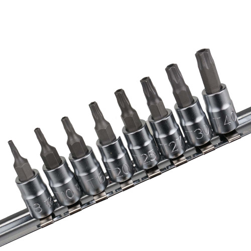 1/4" Sicherheits-Torx-Bit-Steckschlüsselsatz, 8-teilig