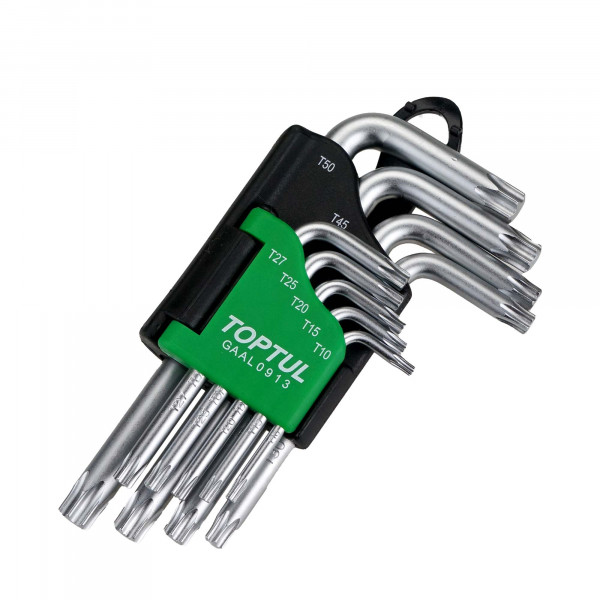 Torx-Winkelschlüsselsatz, kurz, 9-teilig
