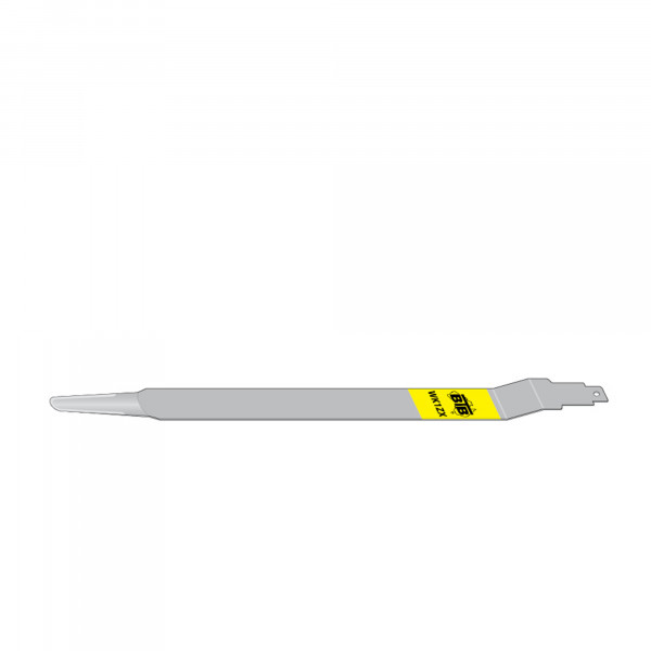 BTB WK1ZX lange flache gekröpfte Klinge, 370 mm