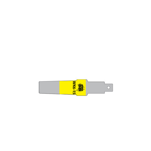 BTB WK6-15 Falzschaberklinge, 125 mm, 15 mm breit