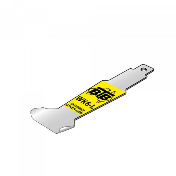 BTB WK6-L Rebate scraper gouging knife, 125mm, 25mm wide
