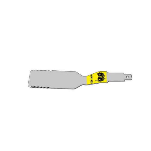 BTB WK19ZS breite flache Klinge, gekröpft, gezahnt, 180 mm, 40 mm breit