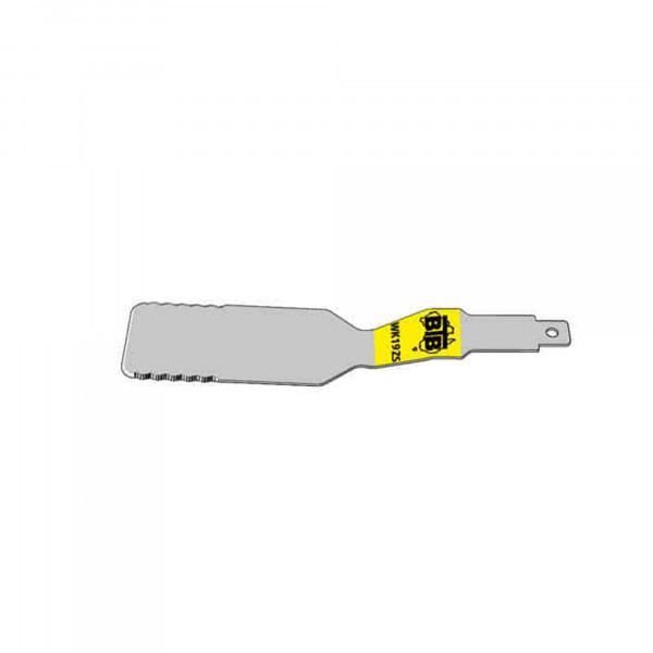 BTB WK19ZS breite flache Klinge, gekröpft, gezahnt, 180 mm, 40 mm breit