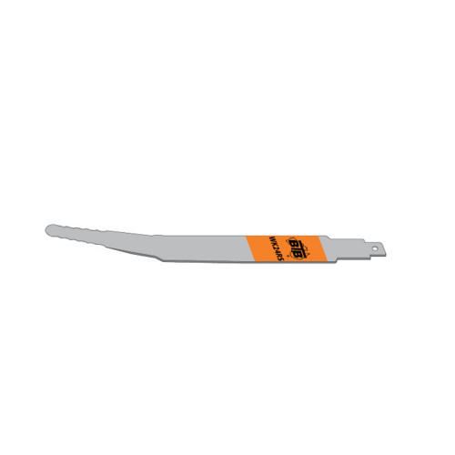 BTB WK24RS lange gebogene Klinge, gezahnt, umgekehrt, 240 mm