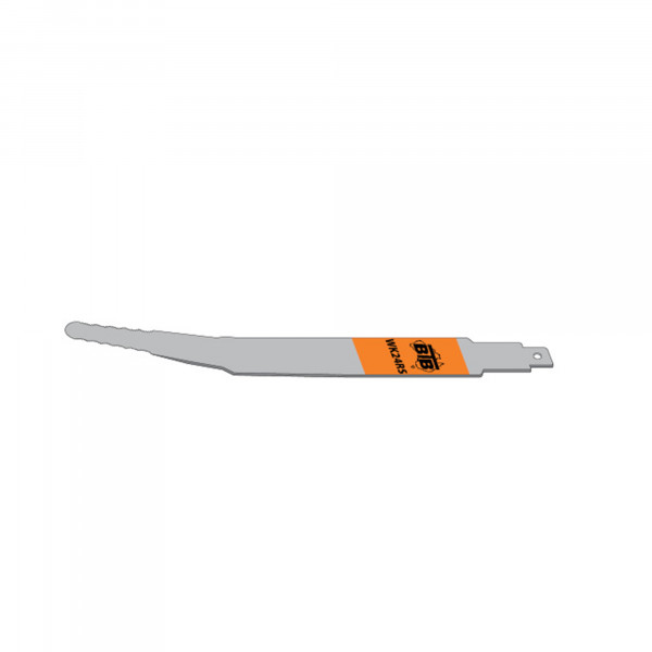 BTB WK24RS lange gebogene Klinge, gezahnt, umgekehrt, 240 mm