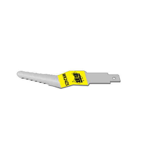 BTB WK24ZS lange gebogene Klinge, gezahnt, gekröpft, 150 mm