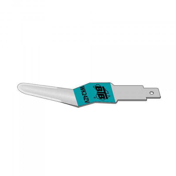 BTB WK24ZV long curved V-shaped knife, set, 150mm