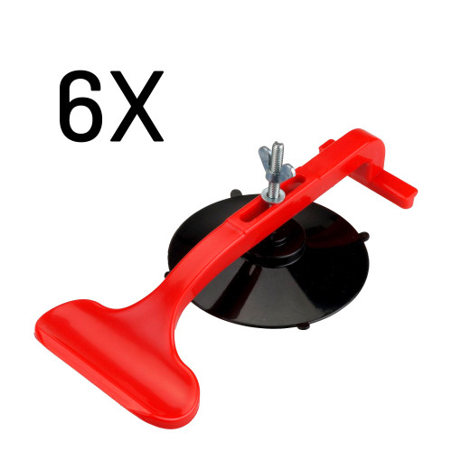 Zierleisten-Fixierer, Satz mit 6 Stück