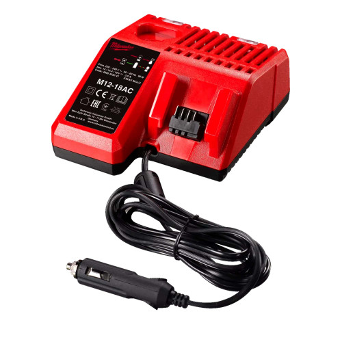 Milwaukee M12-18AC Auto-Ladegerät 12V, für 12V – 18V Akkus