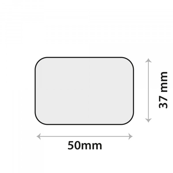 Sensor-Klebeplättchen aus Silikon 50 × 37 mm, rechteckig