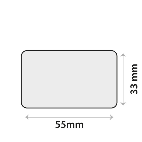 Sensor-Klebeplättchen aus Silikon 55 × 33 mm, rechteckig [5 St.]