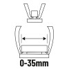 Wischarmabzieher klein, Ø 0–35 mm, L 40 mm