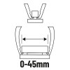 Wischarmabzieher groß, Ø 0–45 mm, L 60 mm