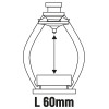 Wischarmabzieher groß, Ø 0–45 mm, L 60 mm