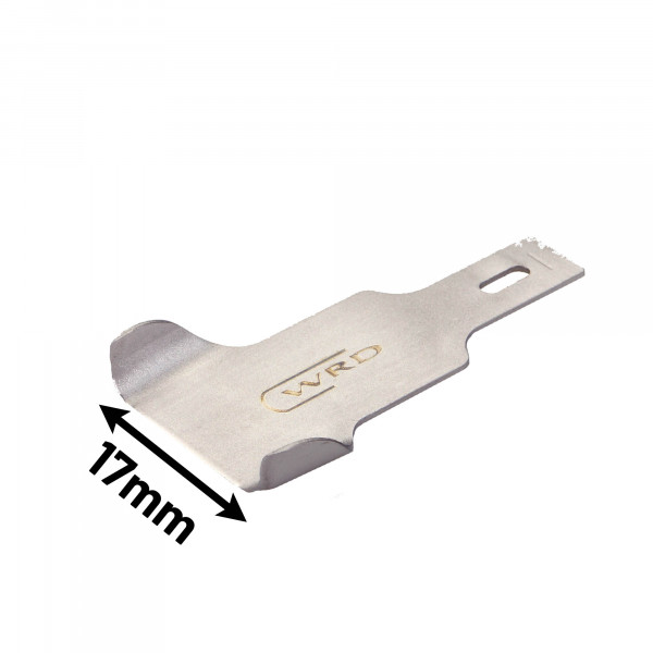 Gebogene Beitelklinge 17 mm