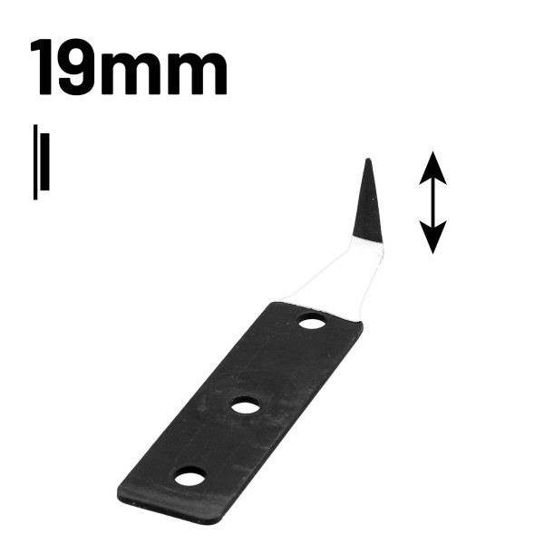 UltraWiz Ziehmesserklinge umgekehrt 19 mm - 3/4 inch teflonbeschichtet