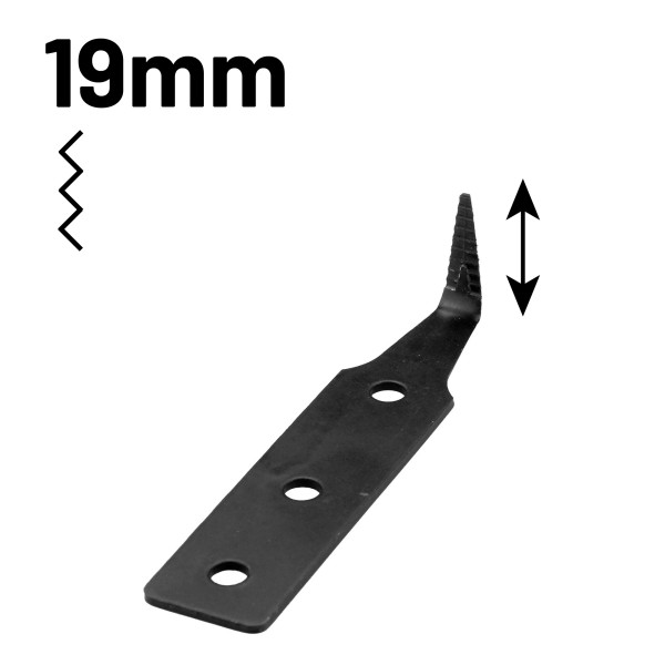 UltraWiz Ziehmesser 19mm - 4/3 inch gezahnt