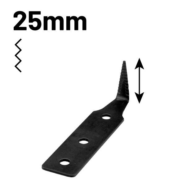 UltraWiz Ziehmesser 25 mm - 1 inch gezahnt