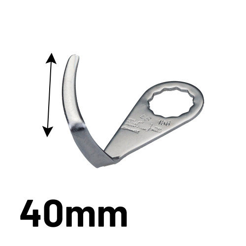 Fein Hakenklinge 40 mm Typ 4, U-Form mit verlängerter Brücke [F 156]