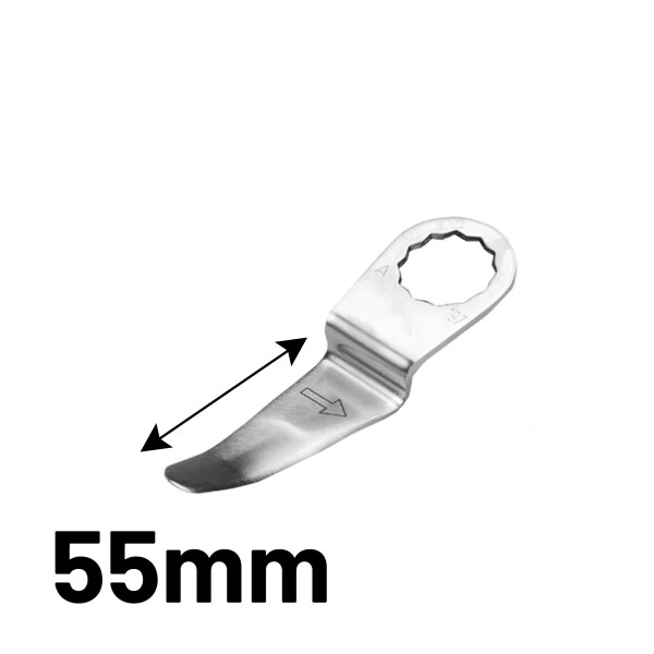 Fein Messer 55 mm, geformt und gekröpft [F 197] 