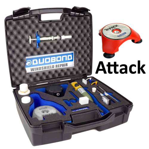 Duobond Scheibenreparatur-Set mit Attack Reparaturbrücke