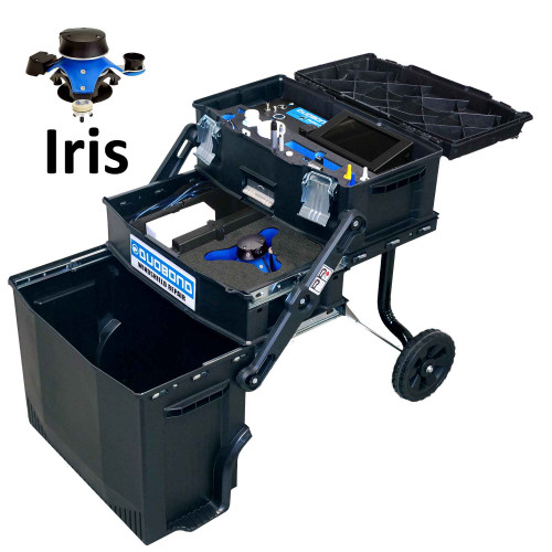 Duobond kabelloser Scheibenreparatur-Rollwagen mit Autorep & Iris BB9 Reparaturbrücke